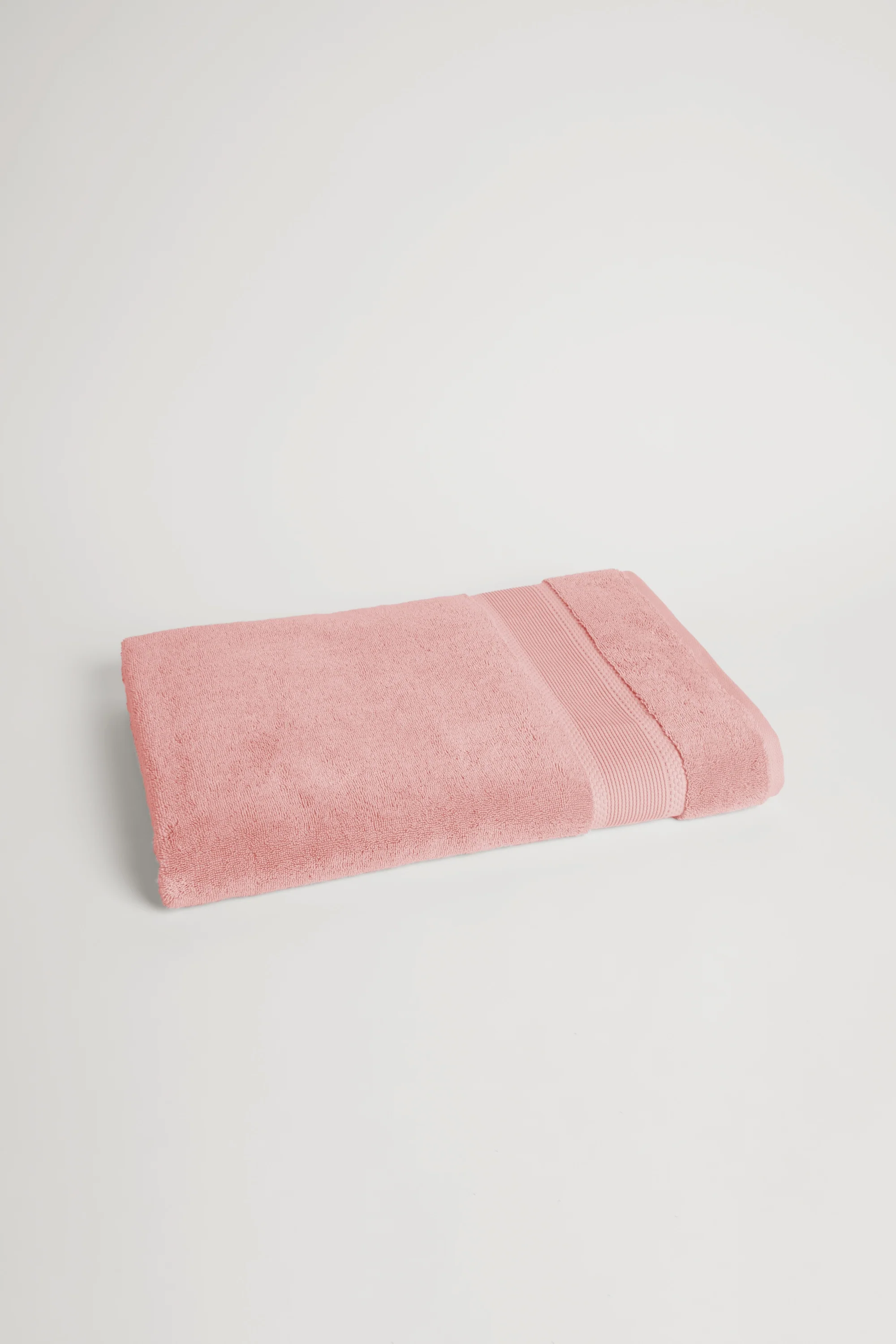 Organic Cotton Bath Sheet - Dusky Rose - Image 3