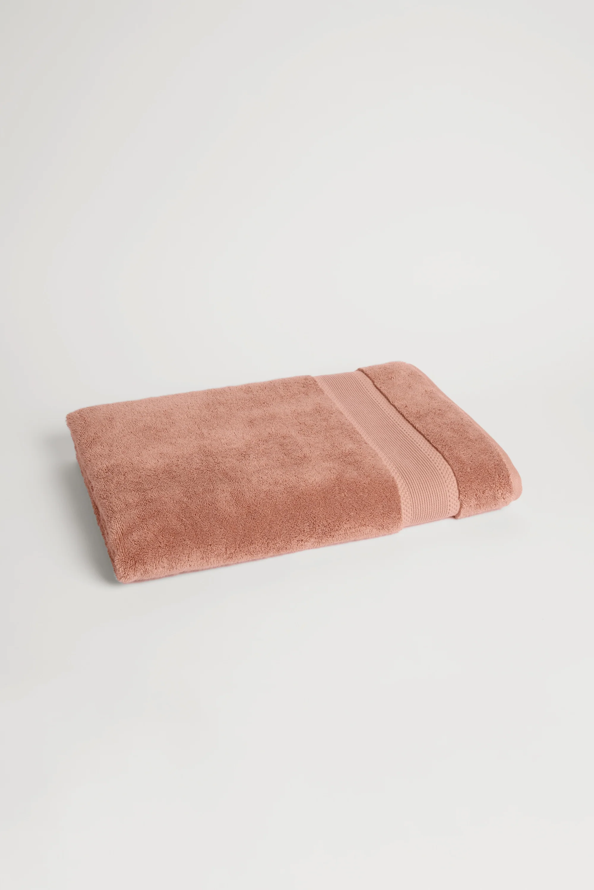 Organic Cotton Bath Sheet - Terracotta - Image 3