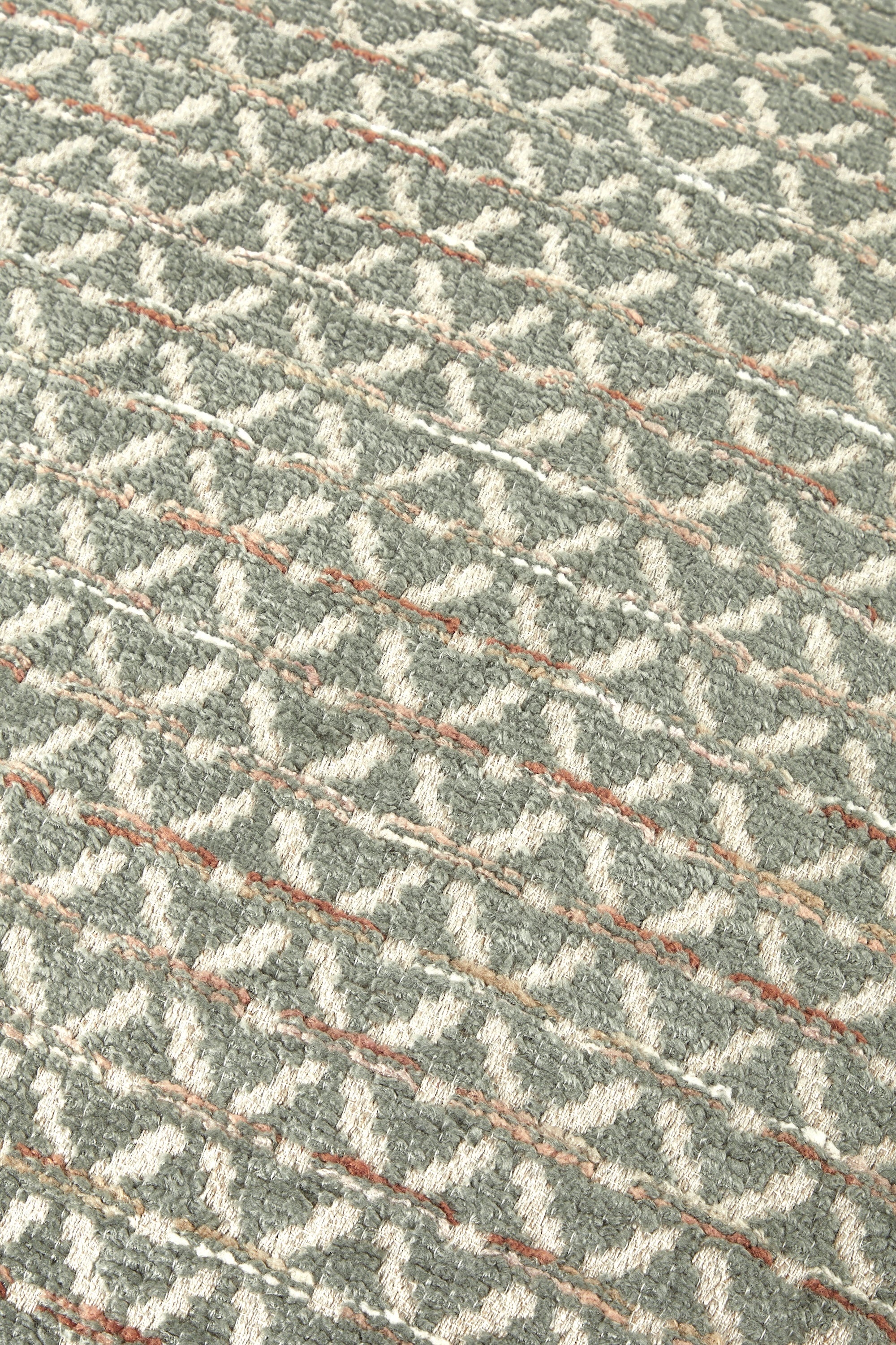 Jacquard Cushion Cover - Leaf Green - Image 4