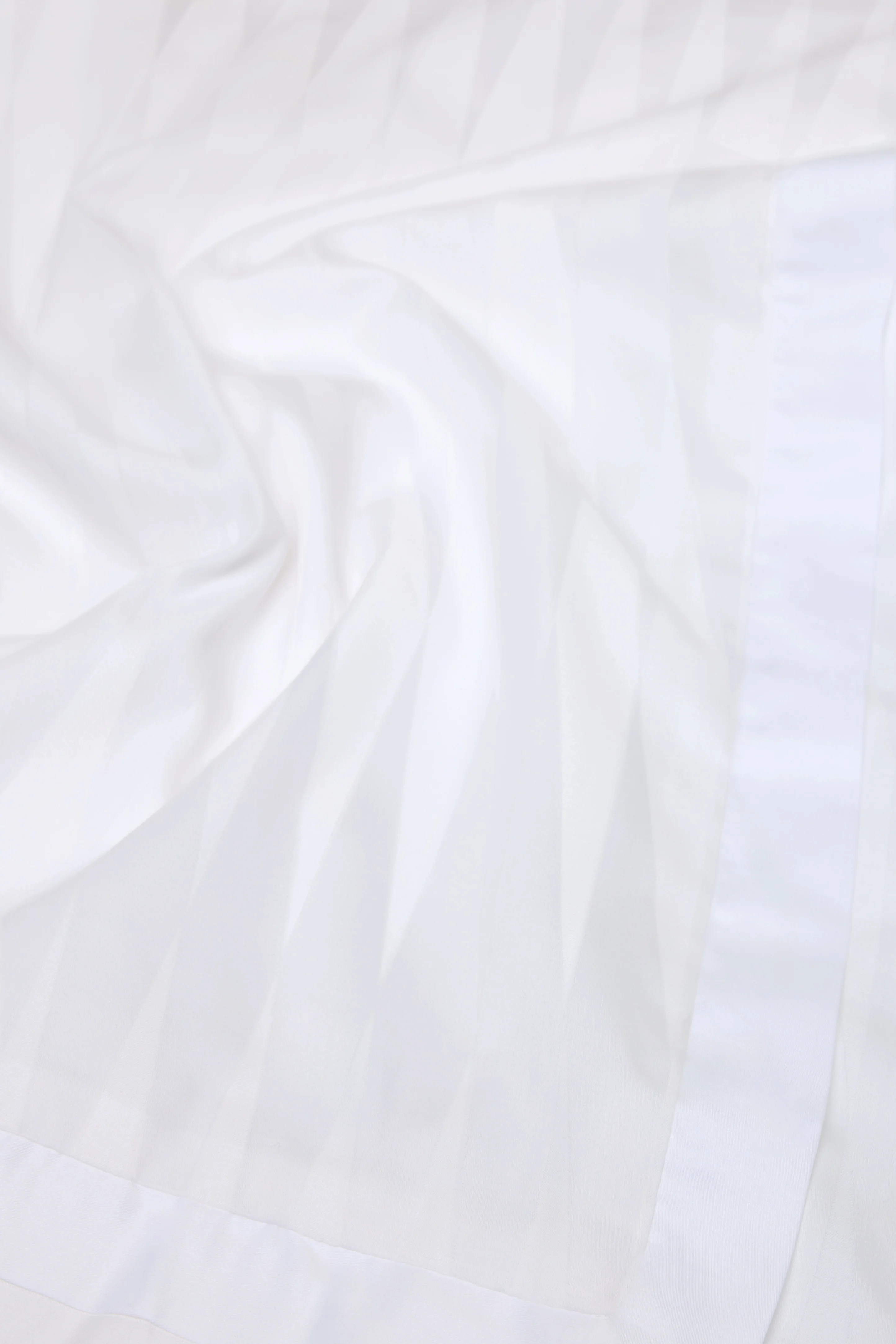 Jacquard Organic Cotton Pillowcases - Pure White - Image 3