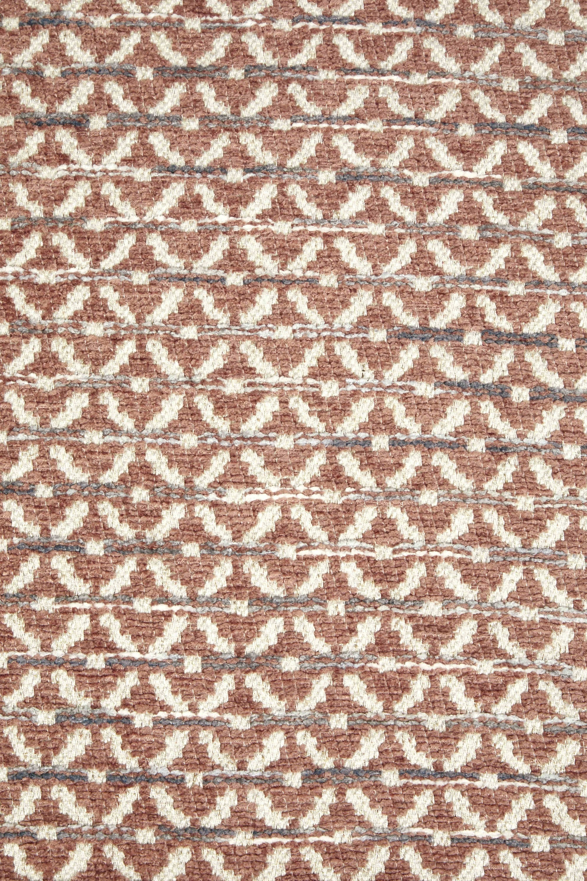 Jacquard Throw - Terracotta - Image 5