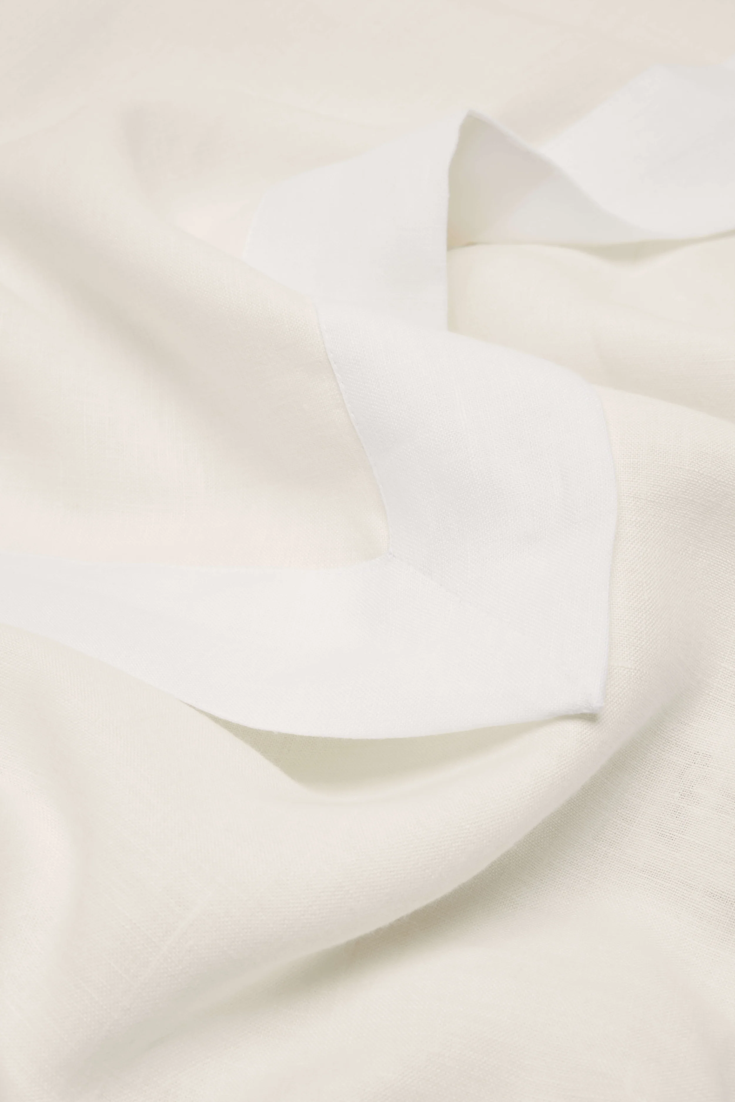 Linen Duvet Cover - Classic Cream - Image 4