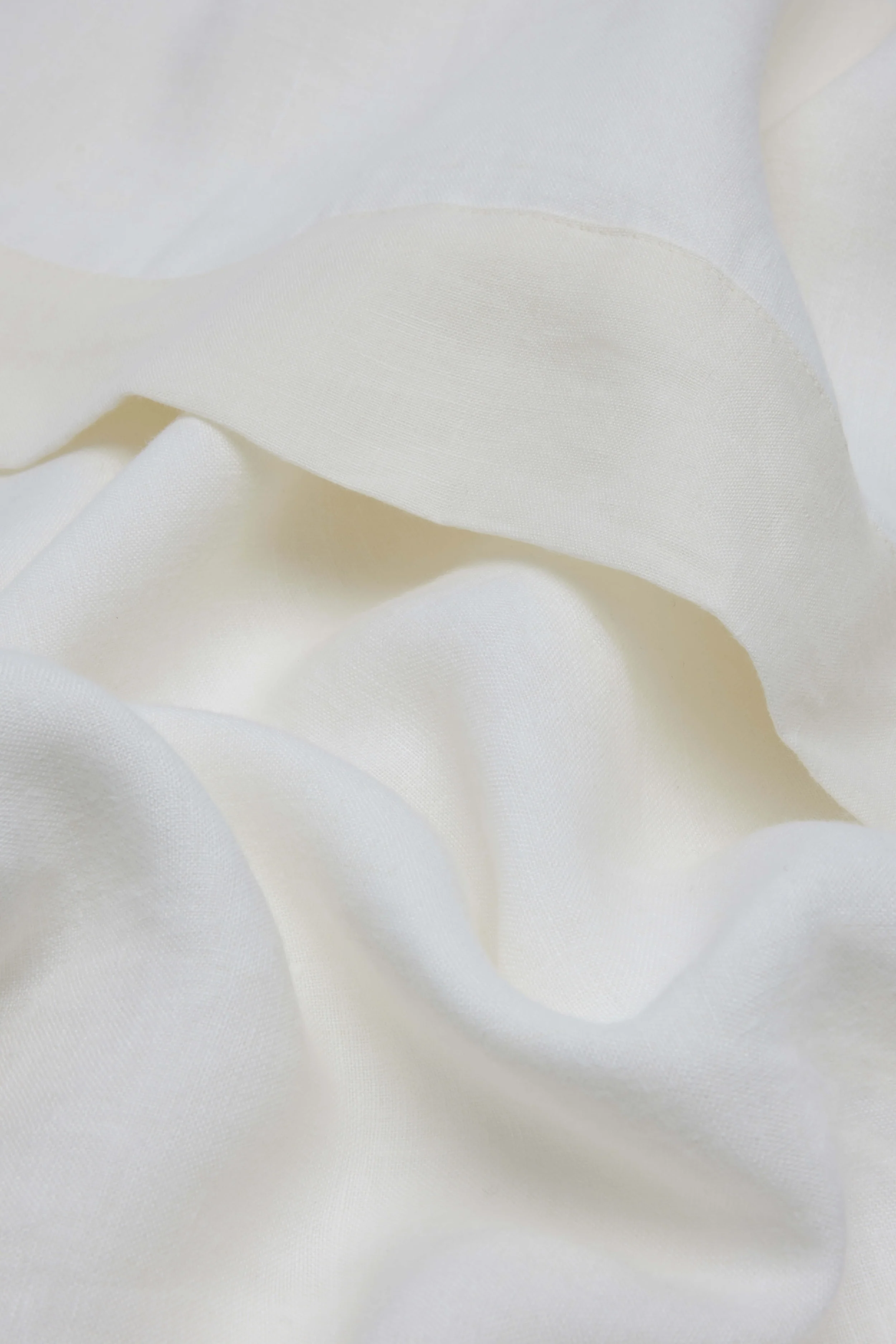 Linen Duvet Cover - Classic White - Image 3