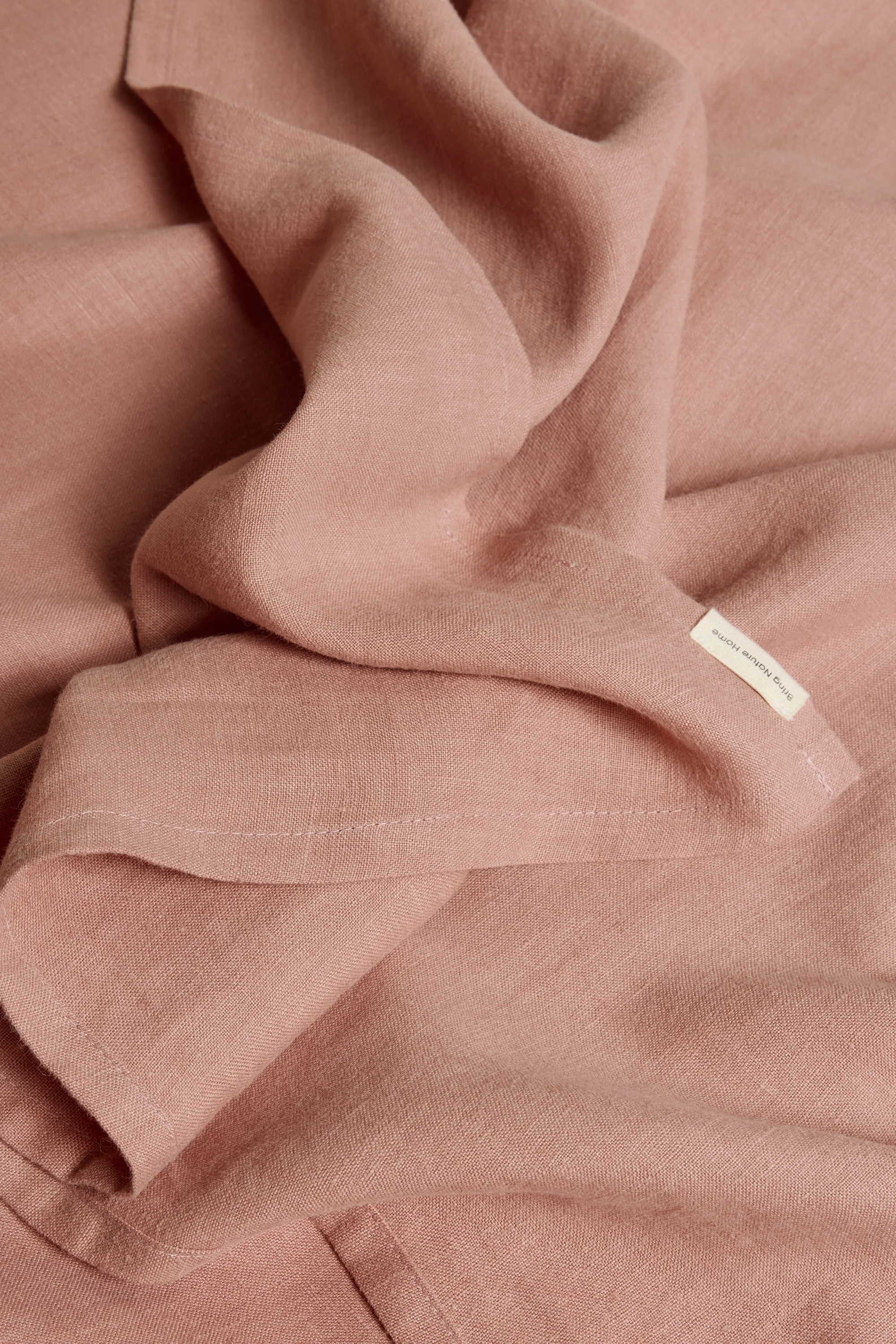 Linen Flat Sheet - Terracotta - Image 3