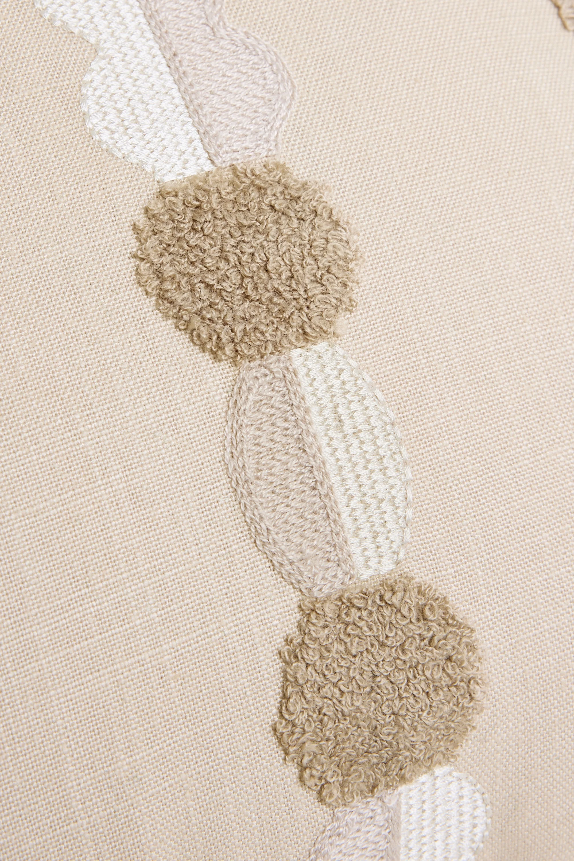Marigold Cushion Cover - Light Neutral - Image 4