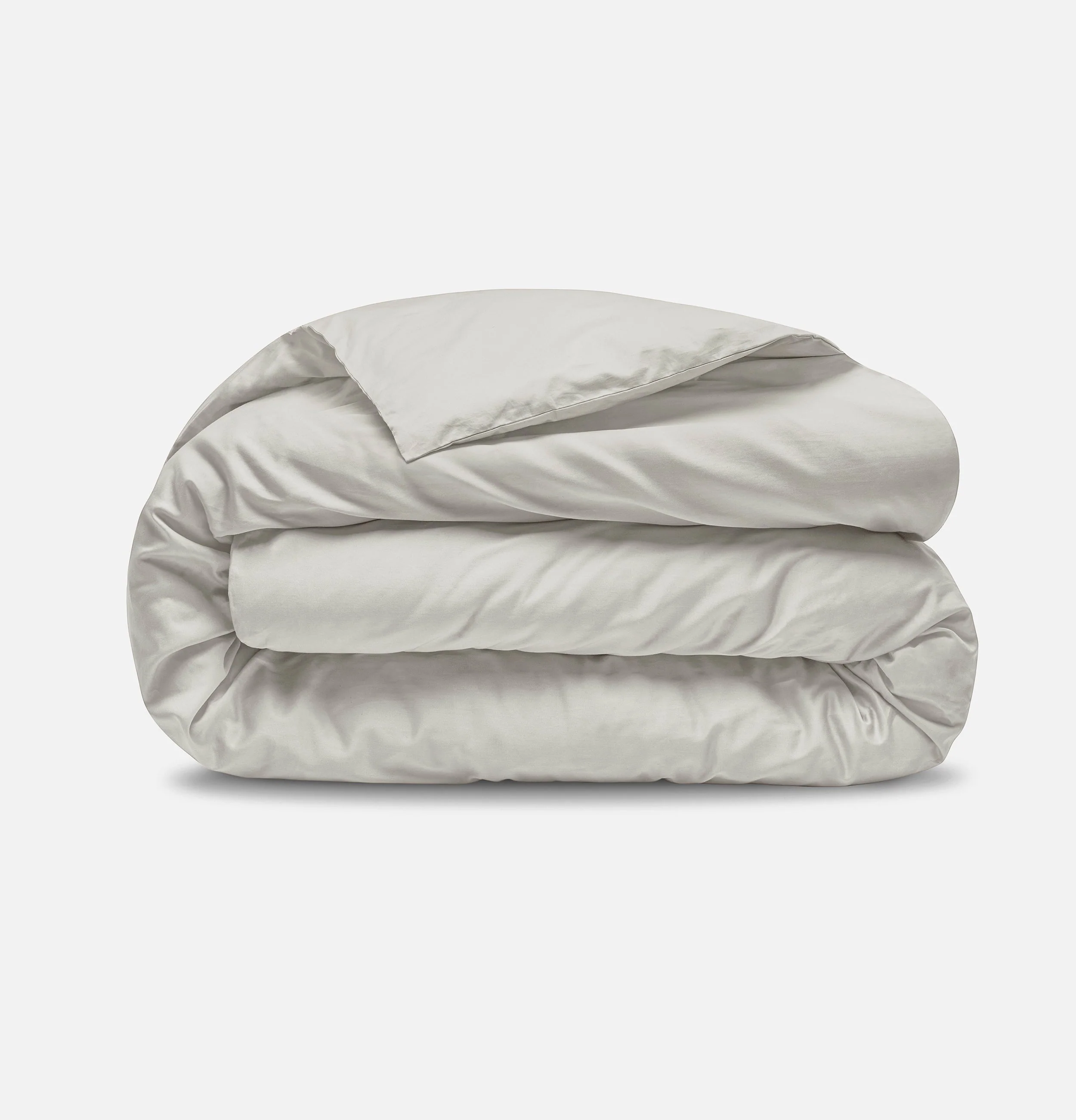 Percale Organic Cotton Bedding Set - Equinox Silver - Image 6