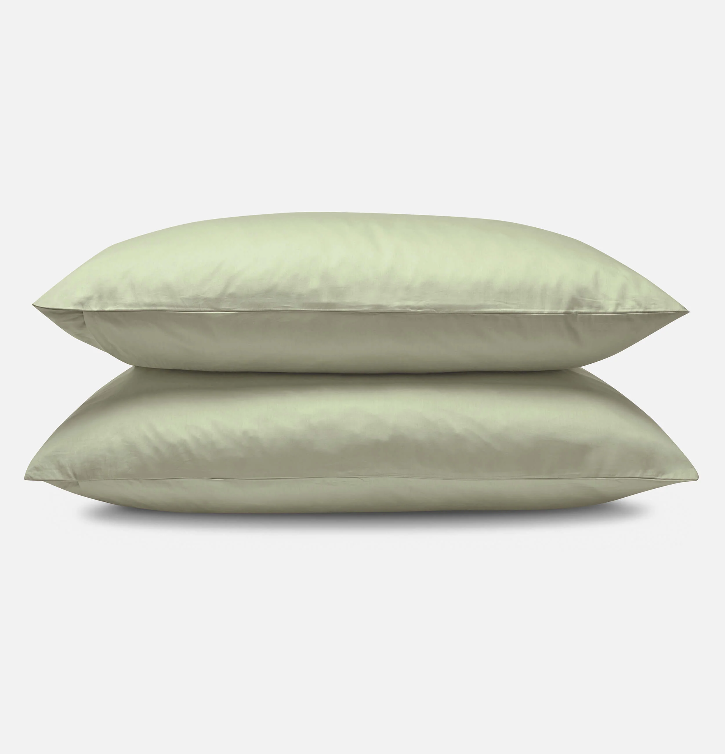 Percale Organic Cotton Bedding Set - Solstice Green - Image 4