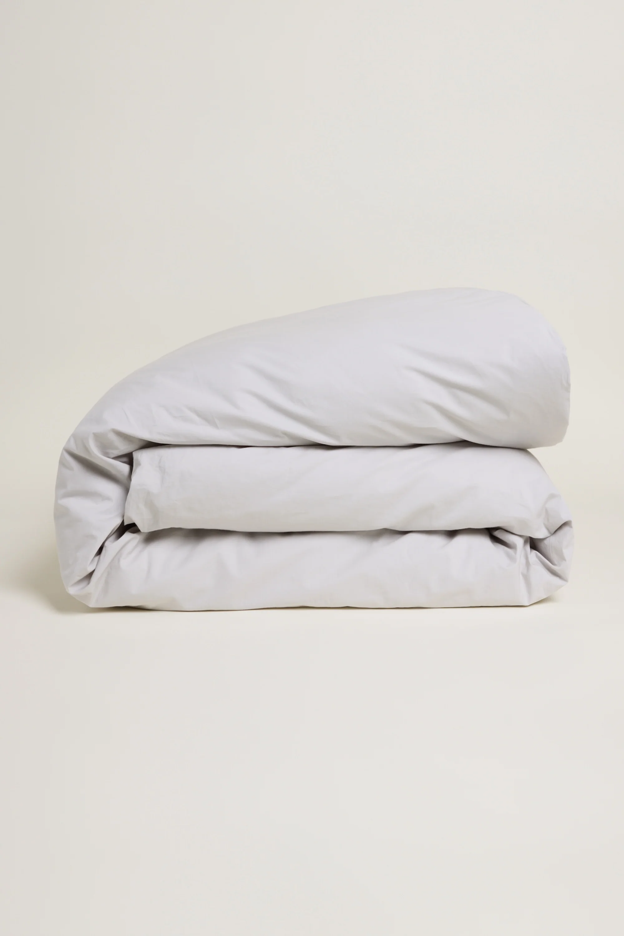 Sateen Organic Cotton Duvet Cover - Equinox Silver - Image 4