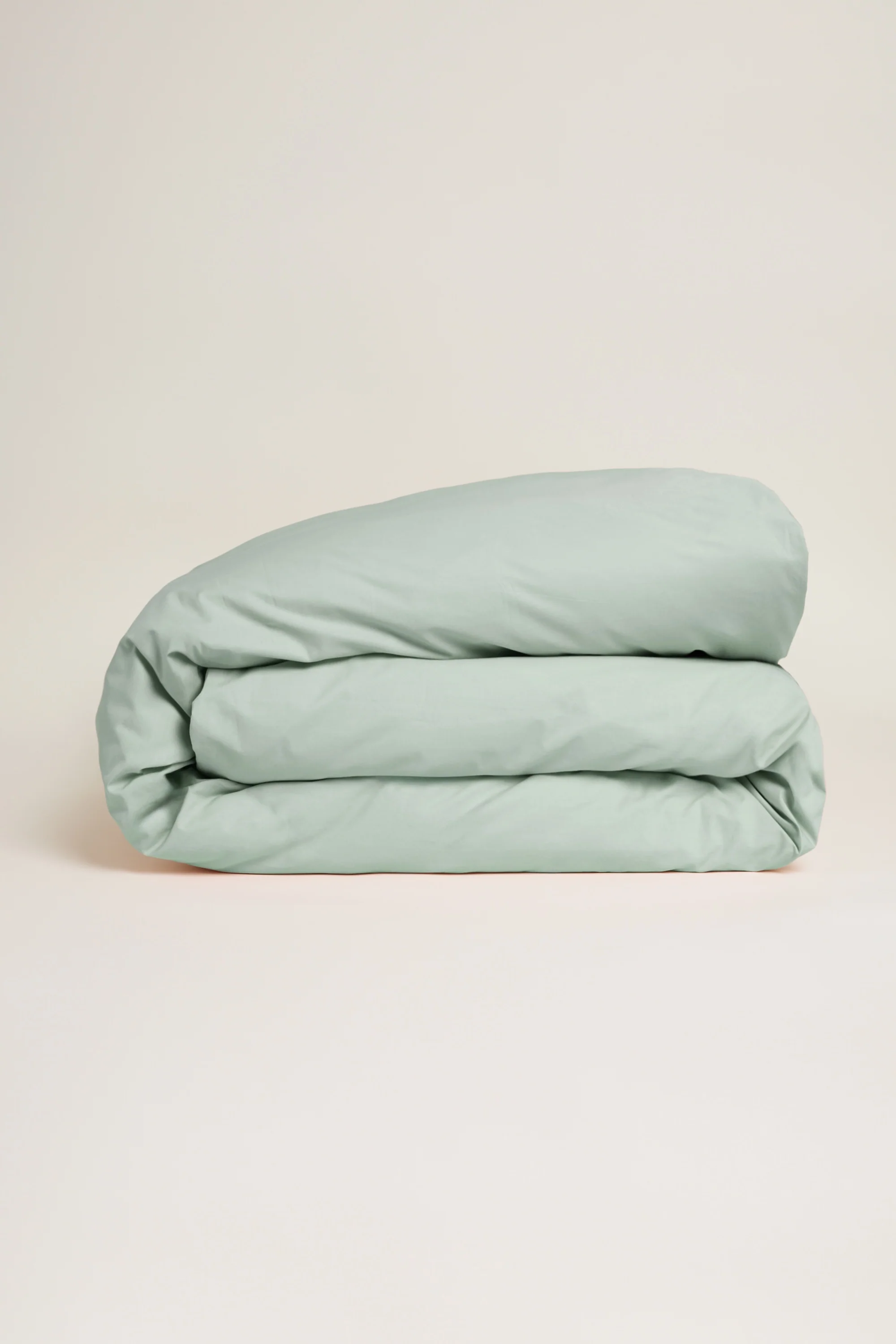 Sateen Organic Cotton Duvet Cover - Spring Blue - Image 4
