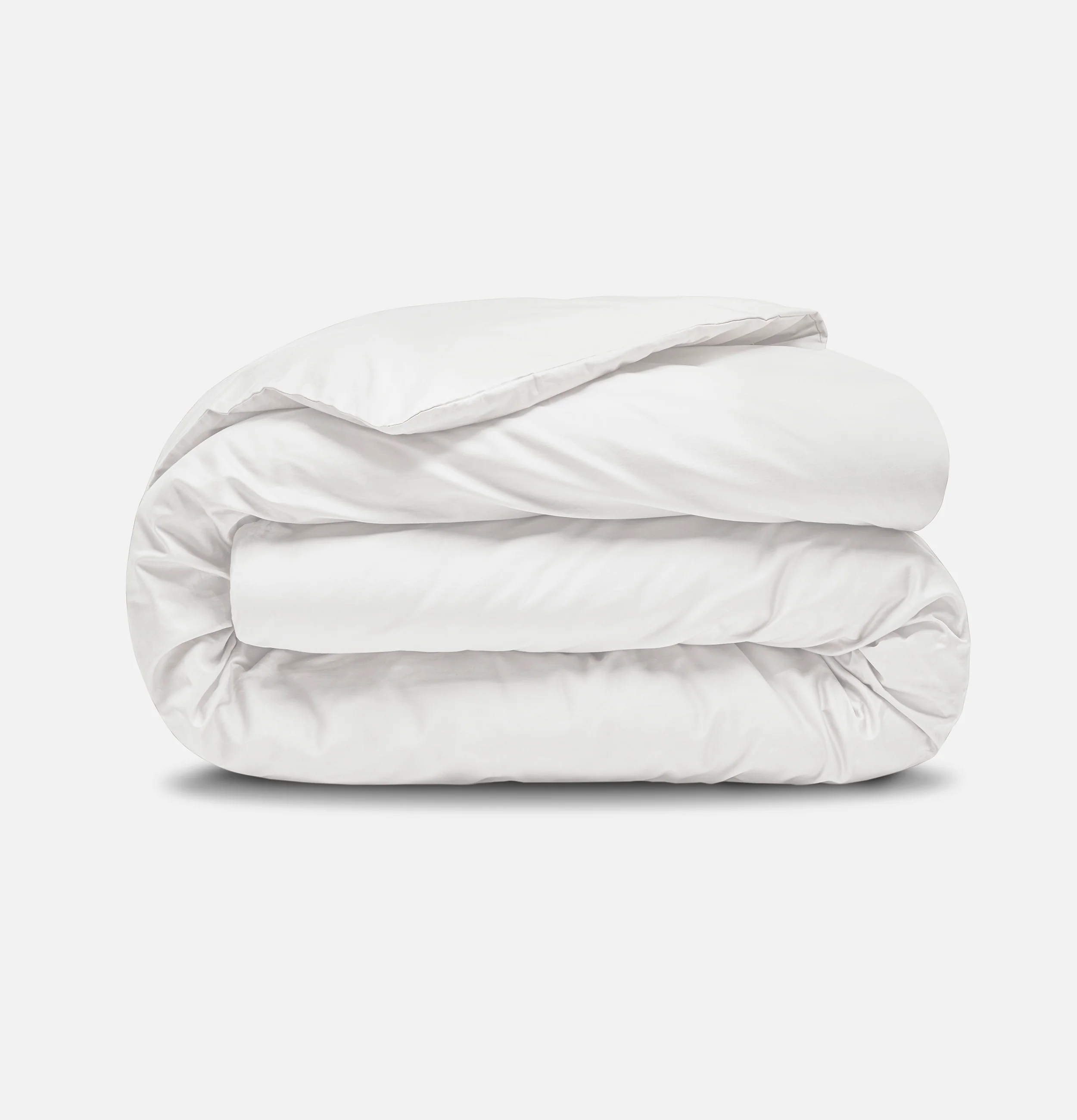 Percale Organic Cotton Duvet Set - Midwinter White - Image 3