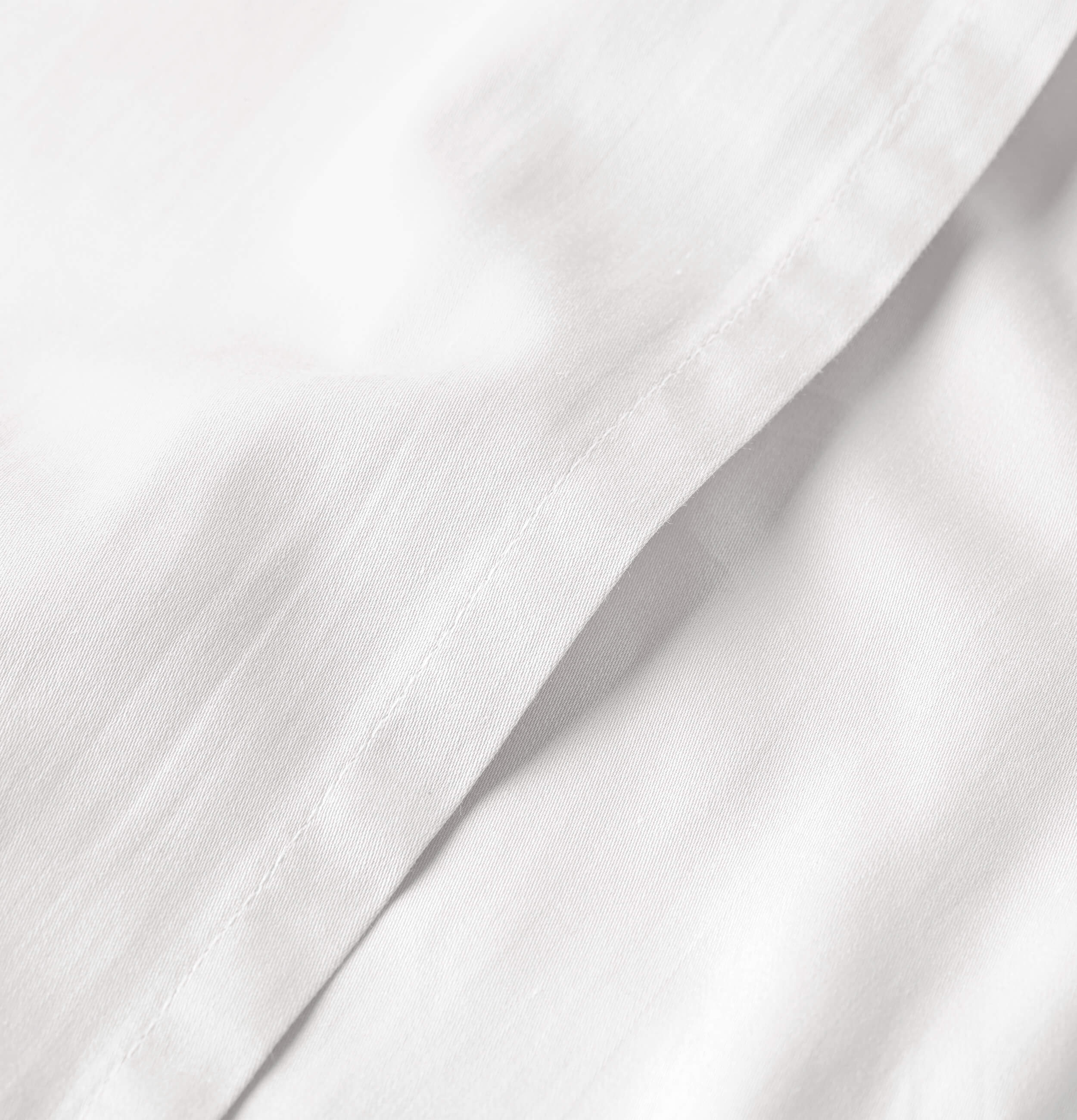 Percale Organic Cotton Duvet Set - Midwinter White - Image 5