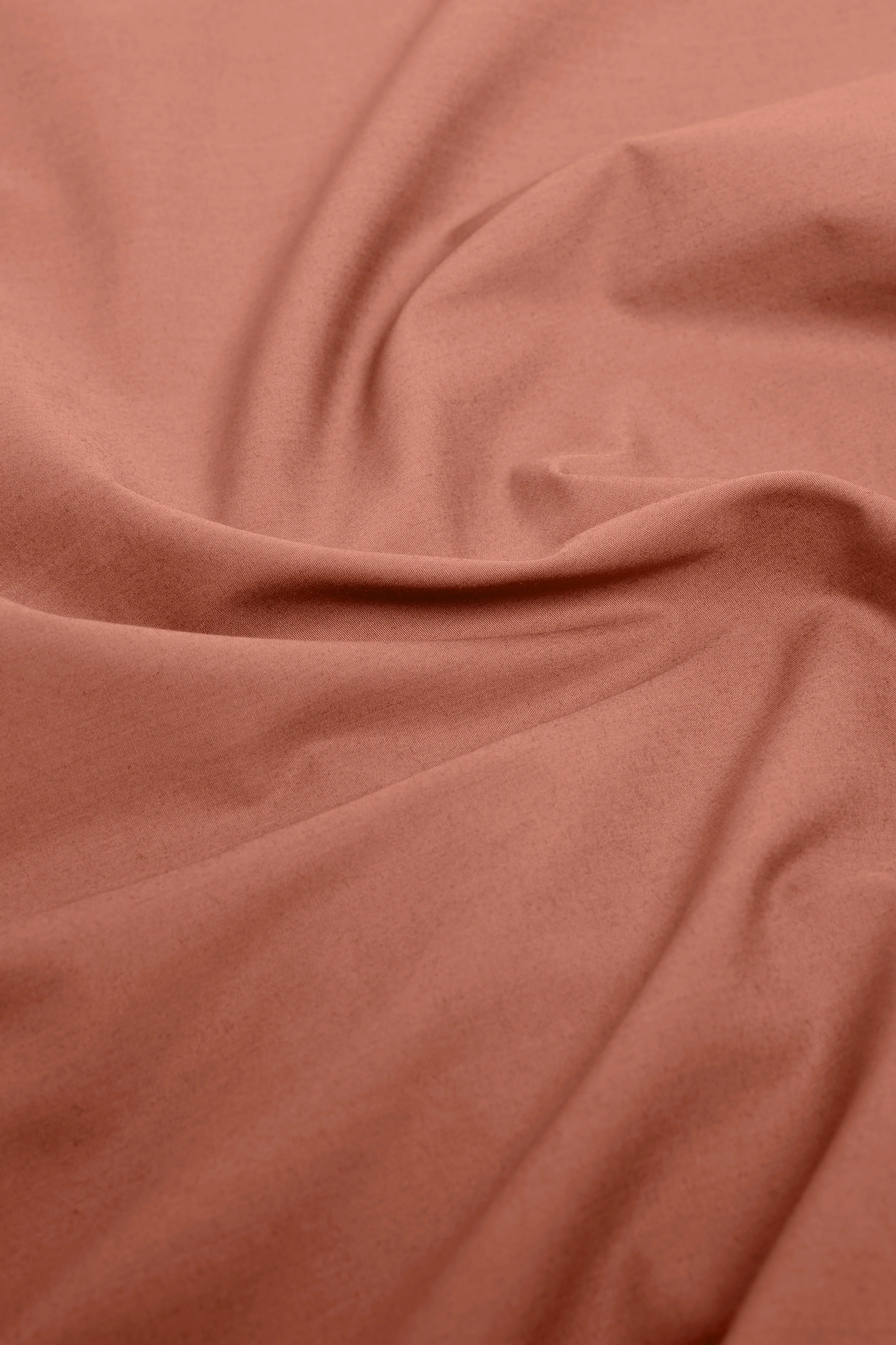 Percale Organic Cotton Pillowcases - Bark Red - Image 3