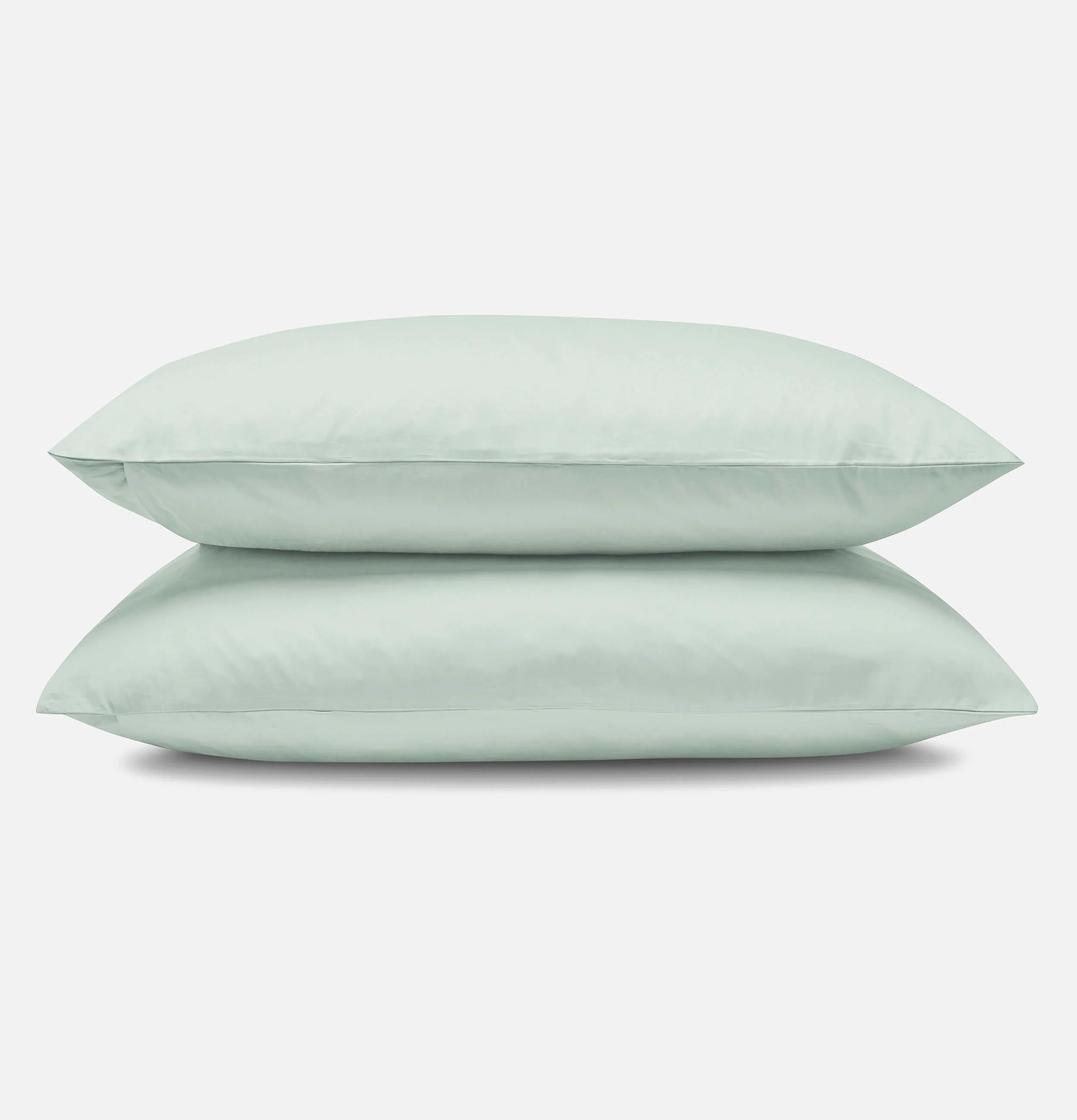 Percale Organic Cotton Sheet Set - Spring Blue - Image 4