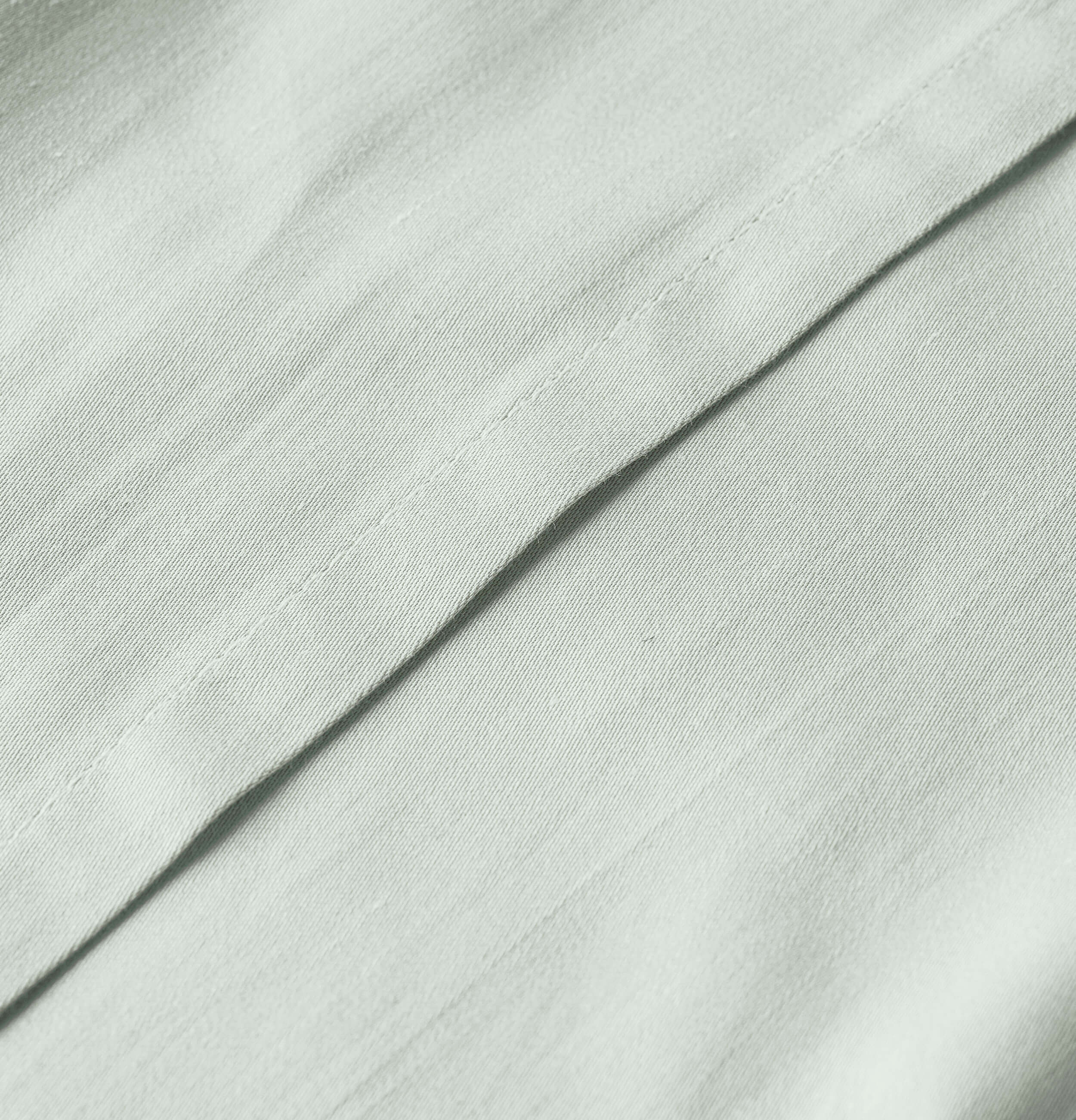 Percale Organic Cotton Sheet Set - Spring Blue - Image 5