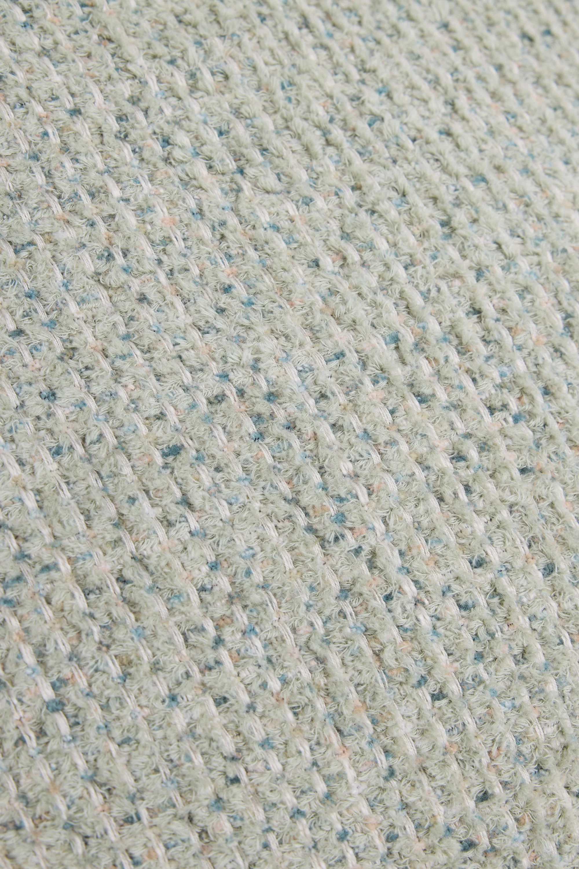 Plush Cushion Cover - Light Green - Image 4