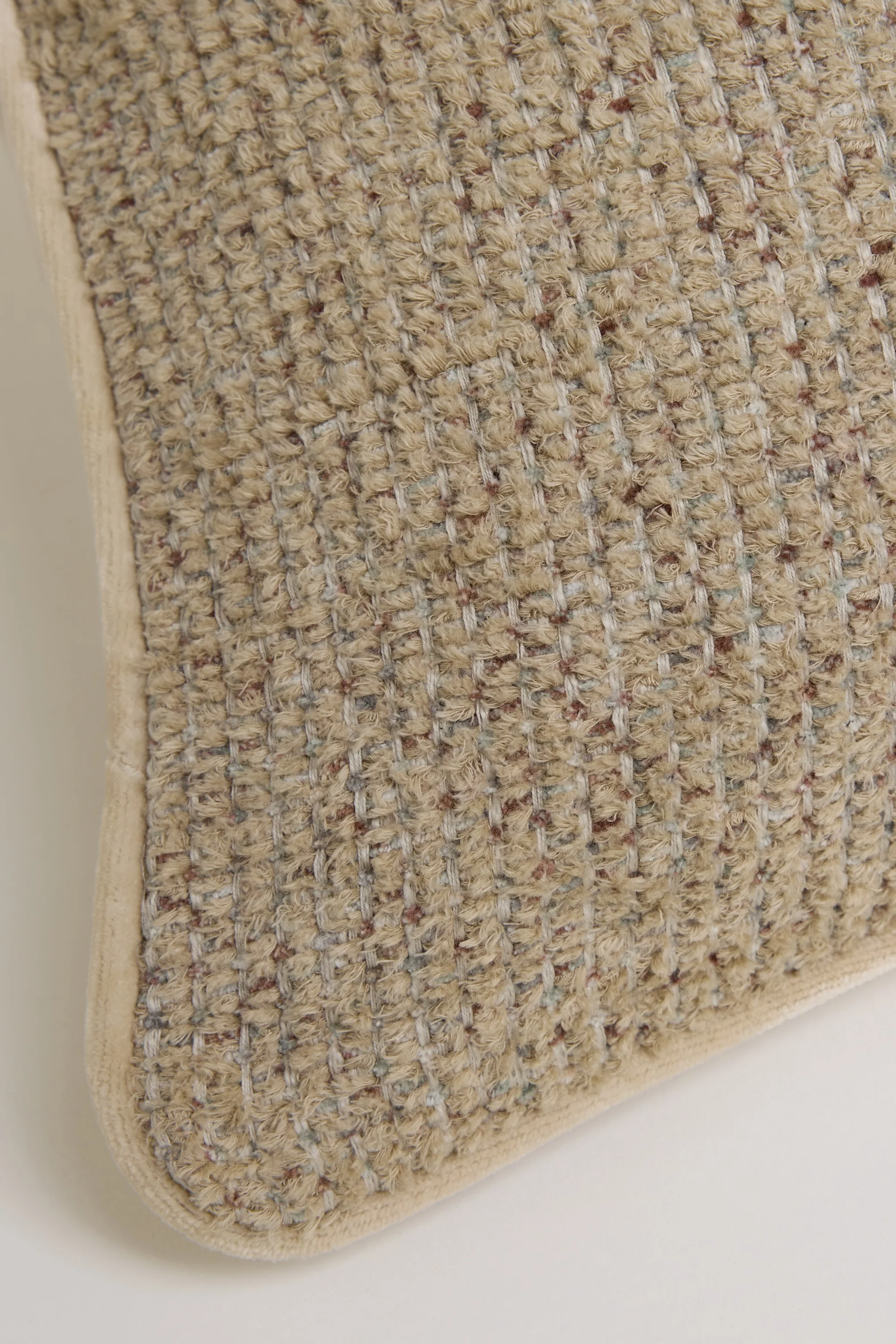 Plush Cushion Cover - Light Neutral - Image 3