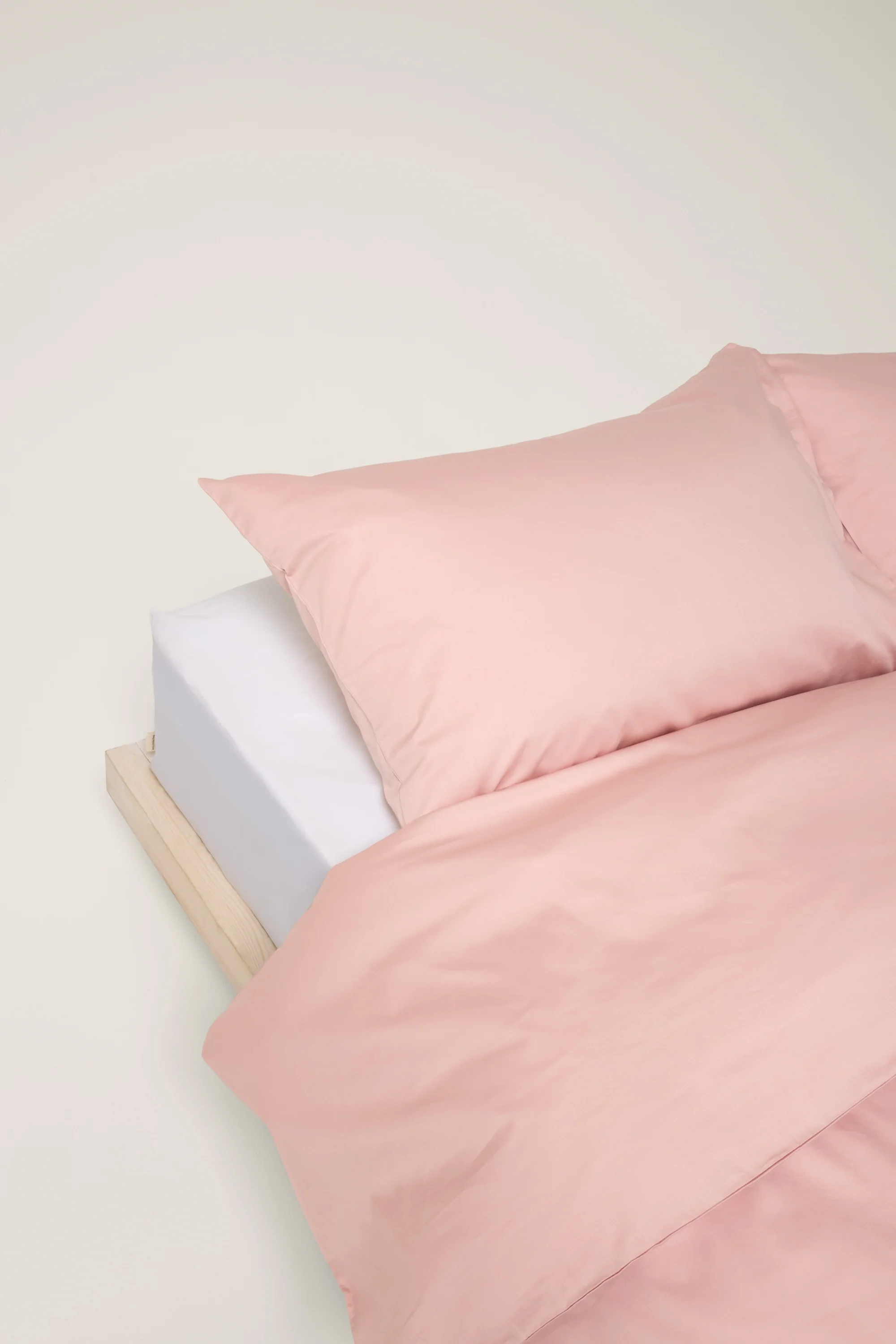 Sateen Organic Cotton Duvet Cover - Midsummer Pink - Image 3