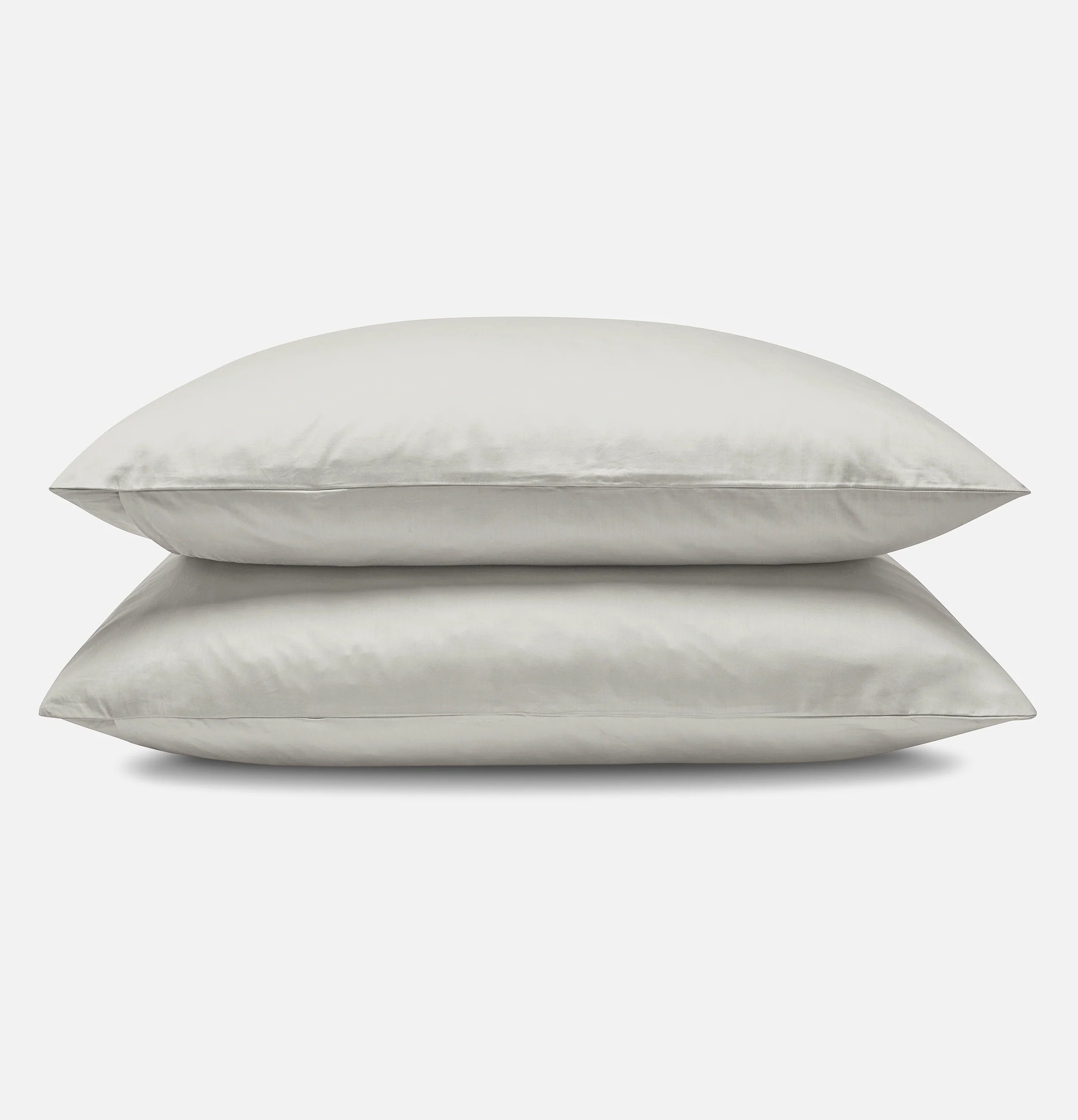 Sateen Organic Cotton Duvet Set - Equinox Silver - Image 6