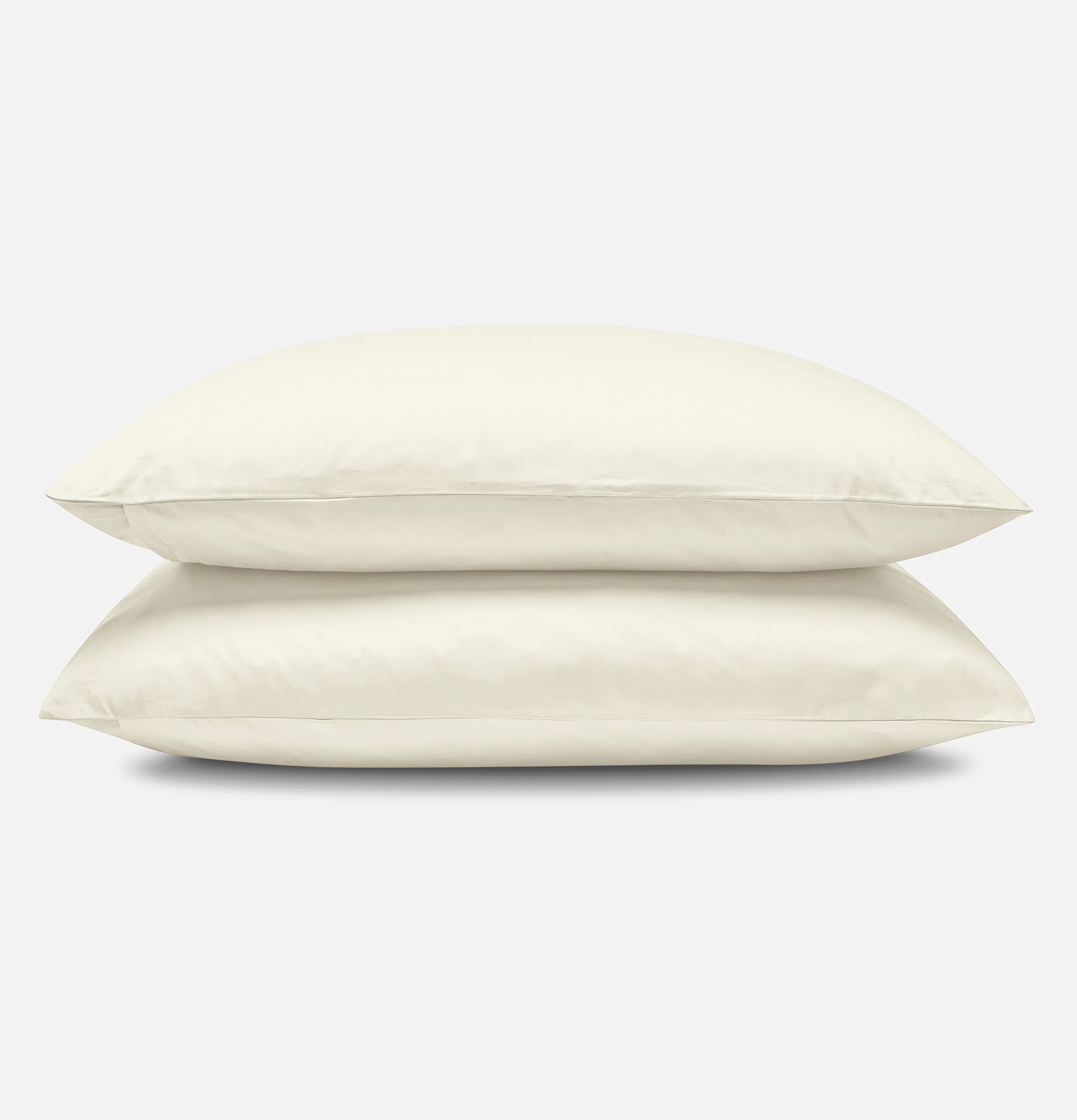 Sateen Organic Cotton Duvet Set - Iridescent Ivory - Image 6