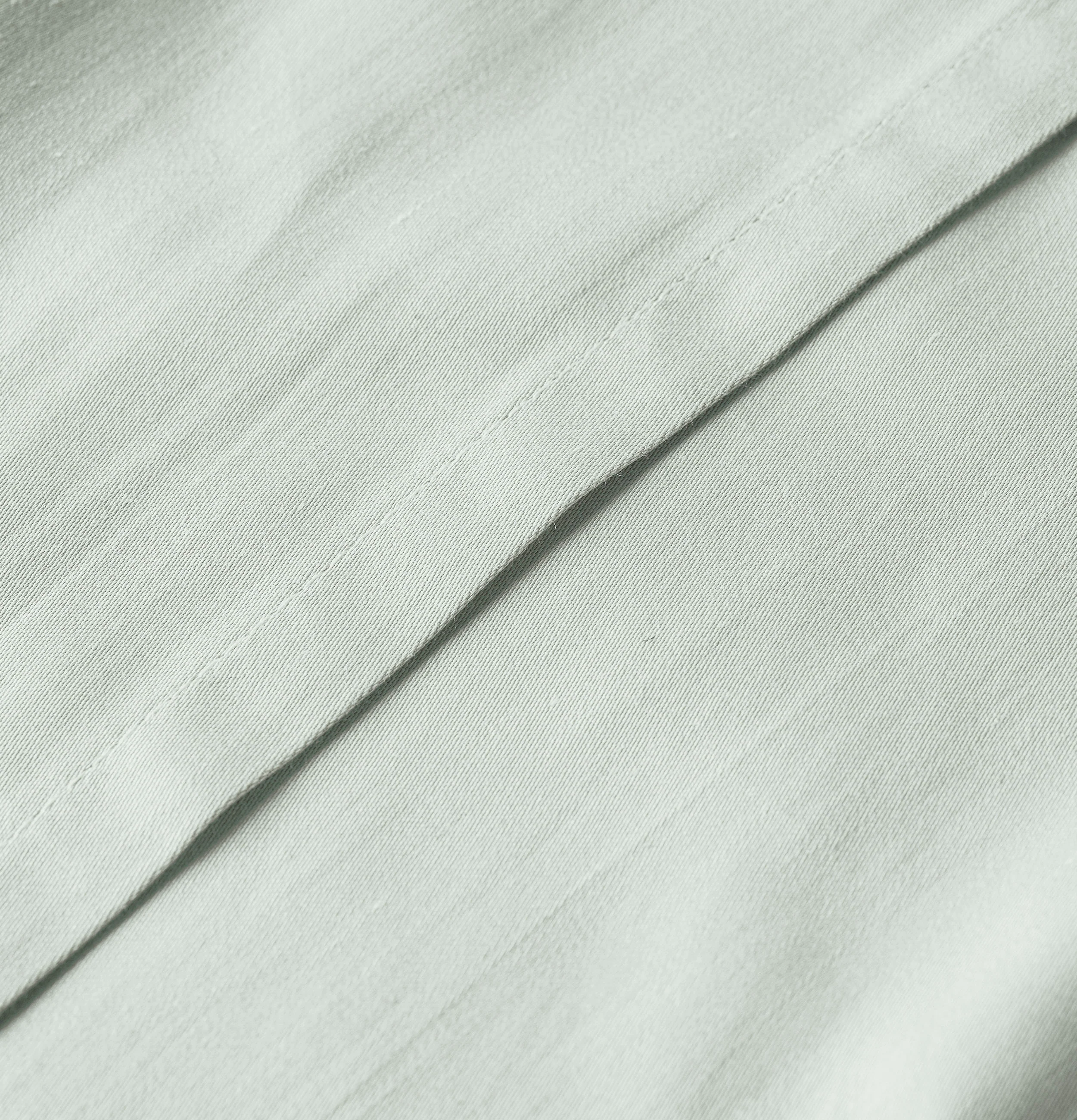Sateen Organic Cotton Duvet Set - Spring Blue - Image 6
