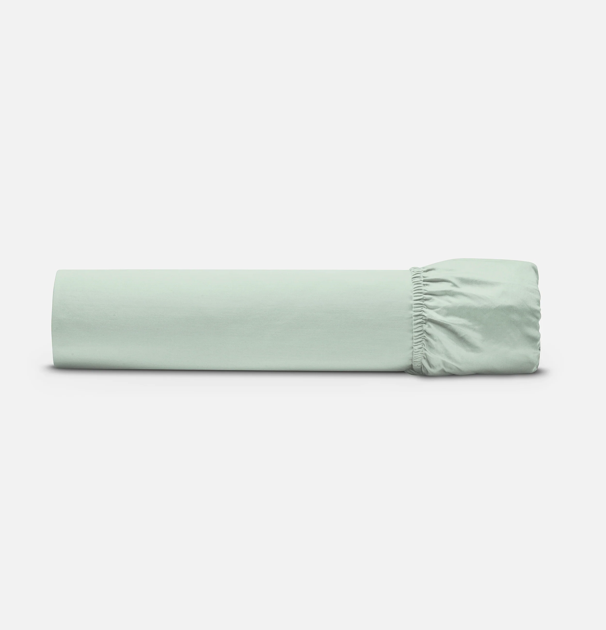 Sateen Organic Cotton Fitted Sheet Set - Spring Blue - Image 5