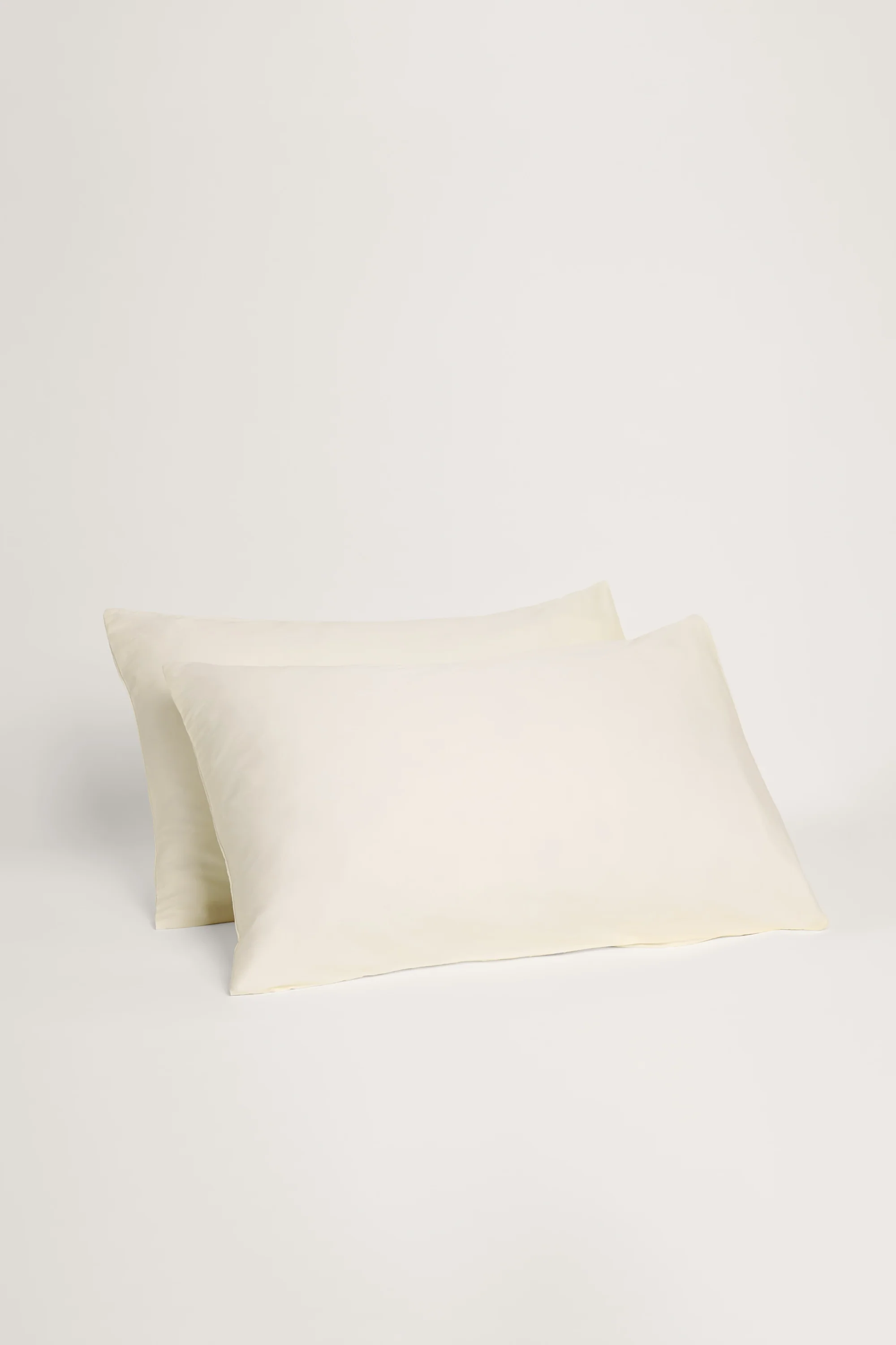 Sateen Organic Cotton Pillowcases - Classic Cream
