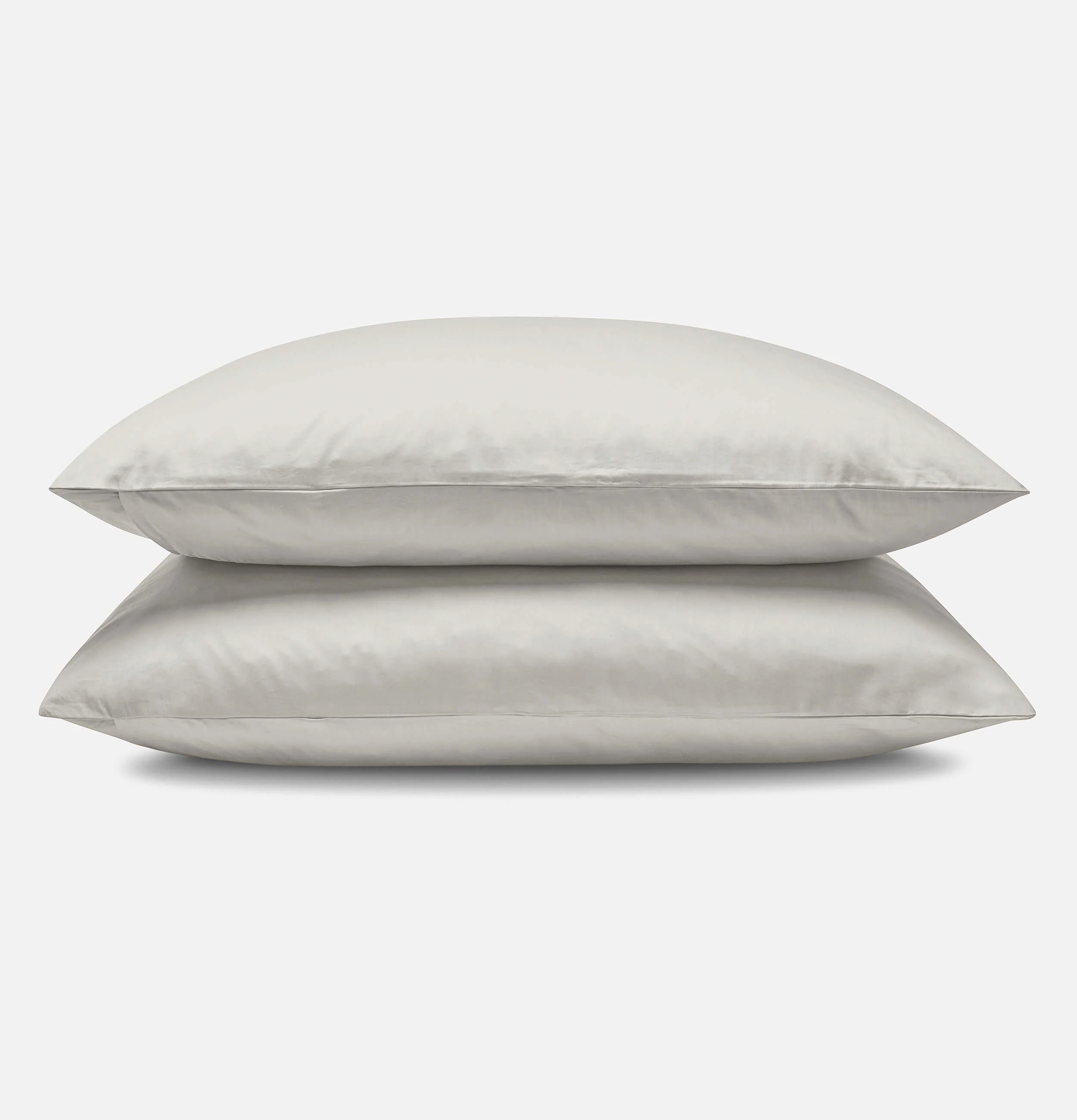 Sateen Organic Cotton Sheet Set - Equinox Silver - Image 5
