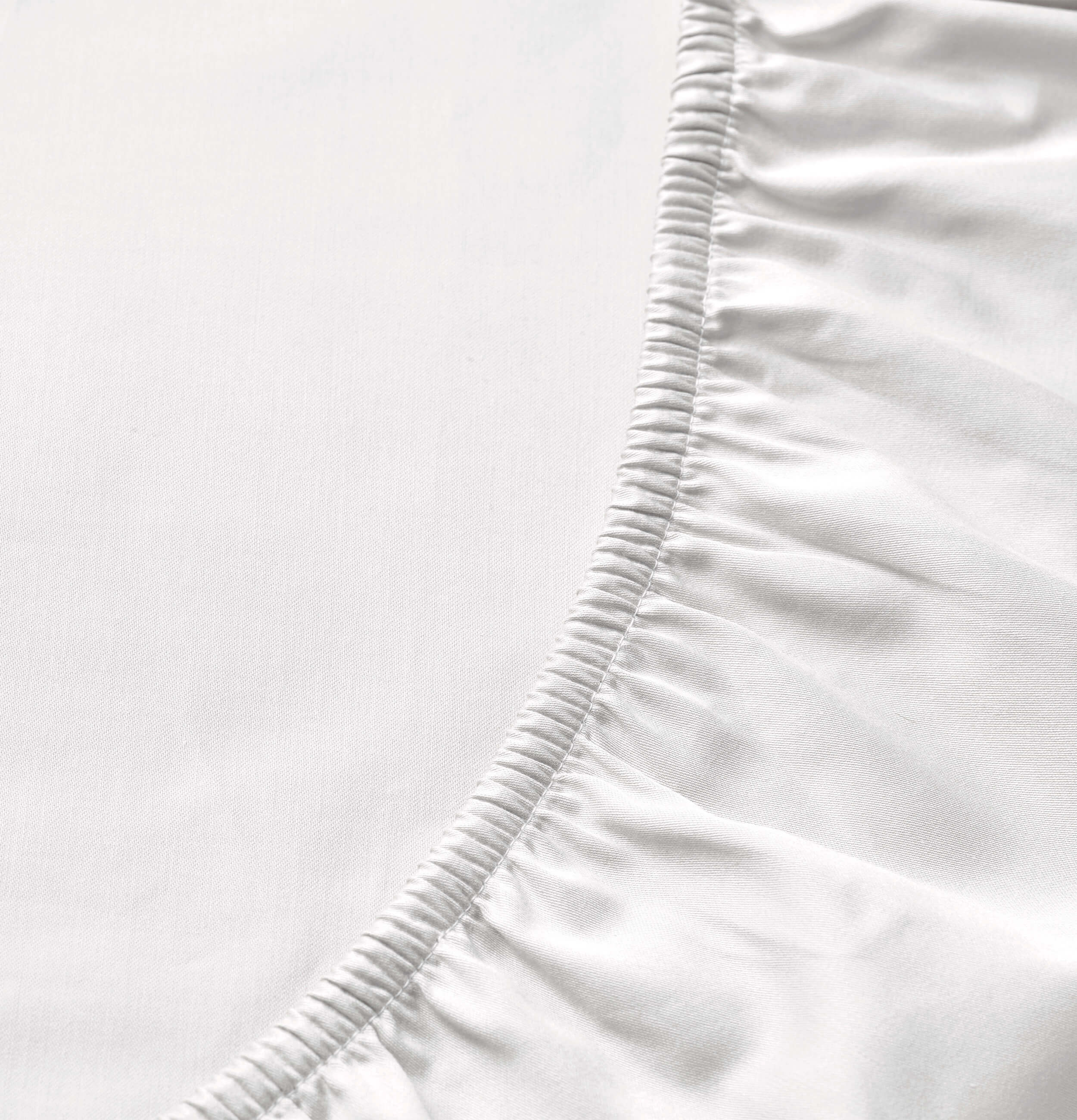 Sateen Organic Cotton Sheet Set - Midwinter White - Image 5